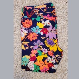 Bright floral leggings